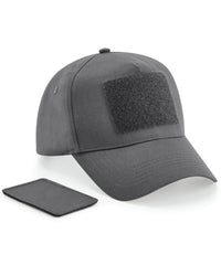 Beechfield Removable Patch 5-panel Cap - Graphite Grey