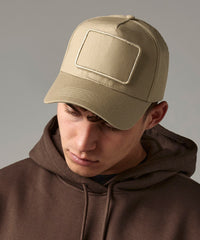 Beechfield Removable Patch 5-panel Cap - Black