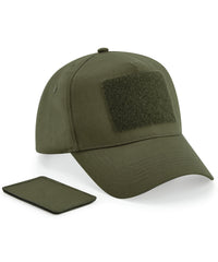 Beechfield Removable Patch 5-panel Cap - Military Green