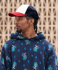 Beechfield Retro 5-panel Trucker - Black/Dark Olive