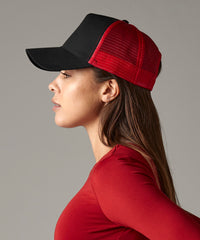 Beechfield Snapback Trucker - Black