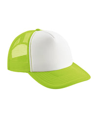 Beechfield Vintage Snapback Trucker - Lime Green/White