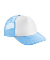 Beechfield Vintage Snapback Trucker - Sky Blue/White