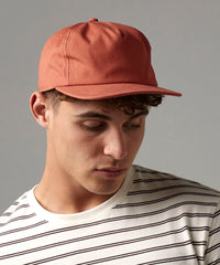 Beechfield Organic Cotton Unstructured 5-panel Cap - Black