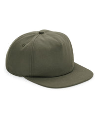Beechfield Organic Cotton Unstructured 5-panel Cap - Olive Green