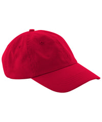 Beechfield Low-profile 6-panel Dad Cap - Classic Red