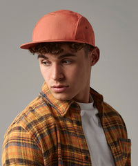 Beechfield Canvas 5-panel Camper Cap - Black