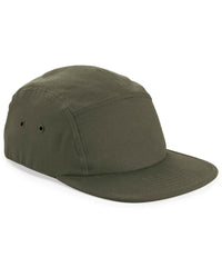 Beechfield Canvas 5-panel Camper Cap - Olive Green