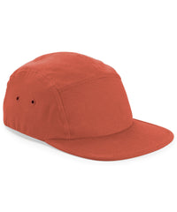 Beechfield Canvas 5-panel Camper Cap - Terracotta