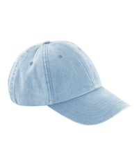 Beechfield Low-profile Vintage Cap - Vintage Light Blue