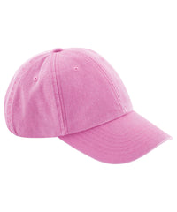Beechfield Low-profile Vintage Cap - Vintage True Pink