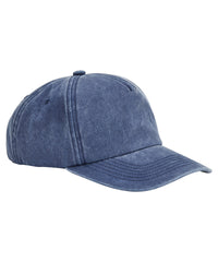 Beechfield Relaxed 5-panel Vintage Cap - Vintage Denim