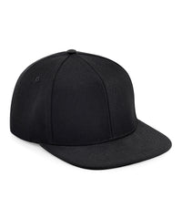 Beechfield Original Flat Peak 6-panel Snapback - Black/Black