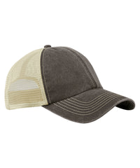 Beechfield 6-panel Vintage Trucker - Vintage Brown/Stone