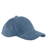 Beechfield EarthAware® Organic Cord Baseball Cap - Slate Blue
