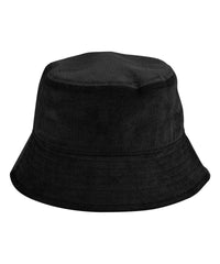 Beechfield EarthAware® Organic Cord Bucket Hat - Black
