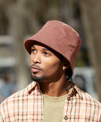 Beechfield EarthAware® Organic Cord Bucket Hat - Black