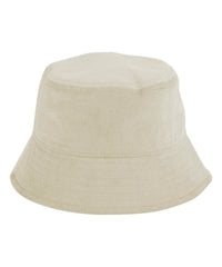 Beechfield EarthAware® Organic Cord Bucket Hat - Stone