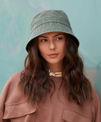 Beechfield Vintage Bucket Hat - Vintage Black