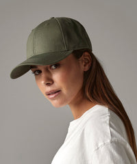 Beechfield EarthAware® Organic Cotton Canvas 6-panel Cap - Black