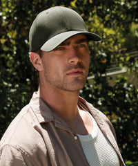 Beechfield EarthAware® Organic Cotton Stretch-fit Cap - Black