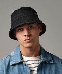 Beechfield Organic Cotton Bucket Hat - Black