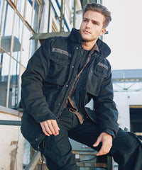 Buildyourbrandit M65 Giant Jacket - Black