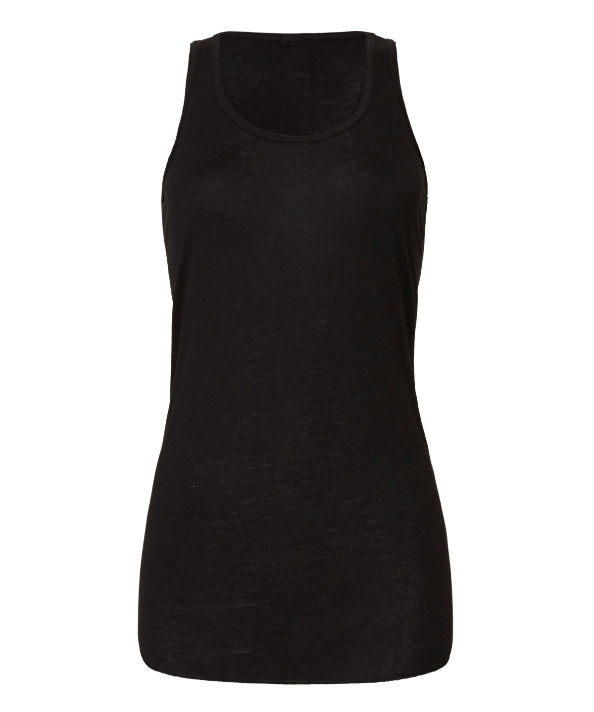 Bella Canvas Flowy Racerback Tank Top - Black