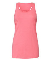 Bella Canvas Flowy Racerback Tank Top - Neon Pink