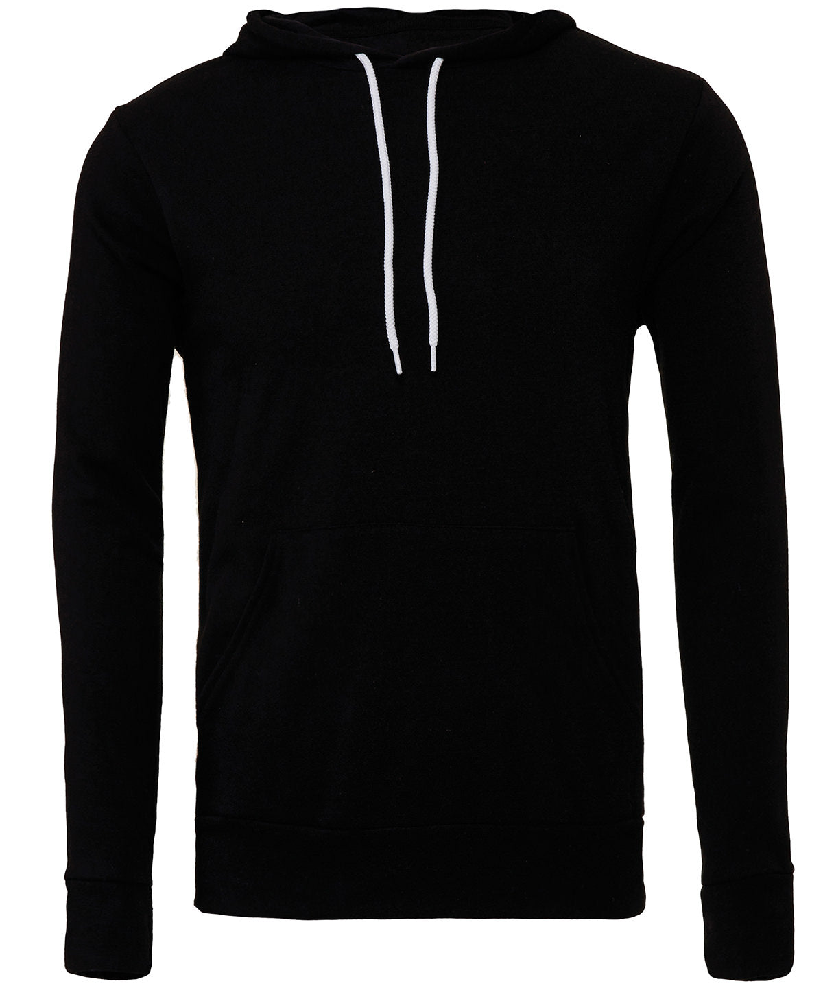 Bella Canvas Unisex Polycotton Fleece Pullover Hoodie - Black