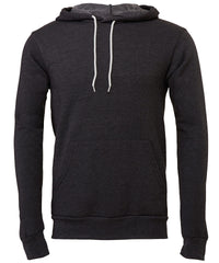 Bella Canvas Unisex Polycotton Fleece Pullover Hoodie - Dark Grey Heather