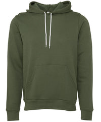 Bella Canvas Unisex Polycotton Fleece Pullover Hoodie - Military Green