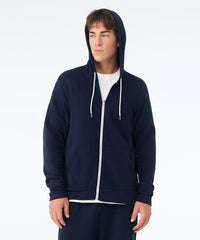 Bella Canvas Unisex Polycotton Fleece Full-zip Hoodie - Asphalt