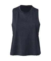 Bella Canvas Women's Racerback Cropped Tank - Athletic Heather