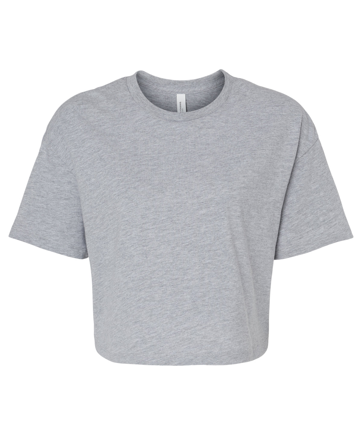 Bella Canvas Women’s Jersey Crop Tee - Athletic Heather