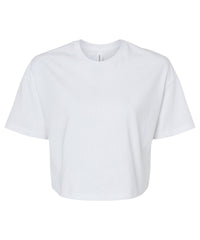 Bella Canvas Women’s Jersey Crop Tee - Athletic Heather