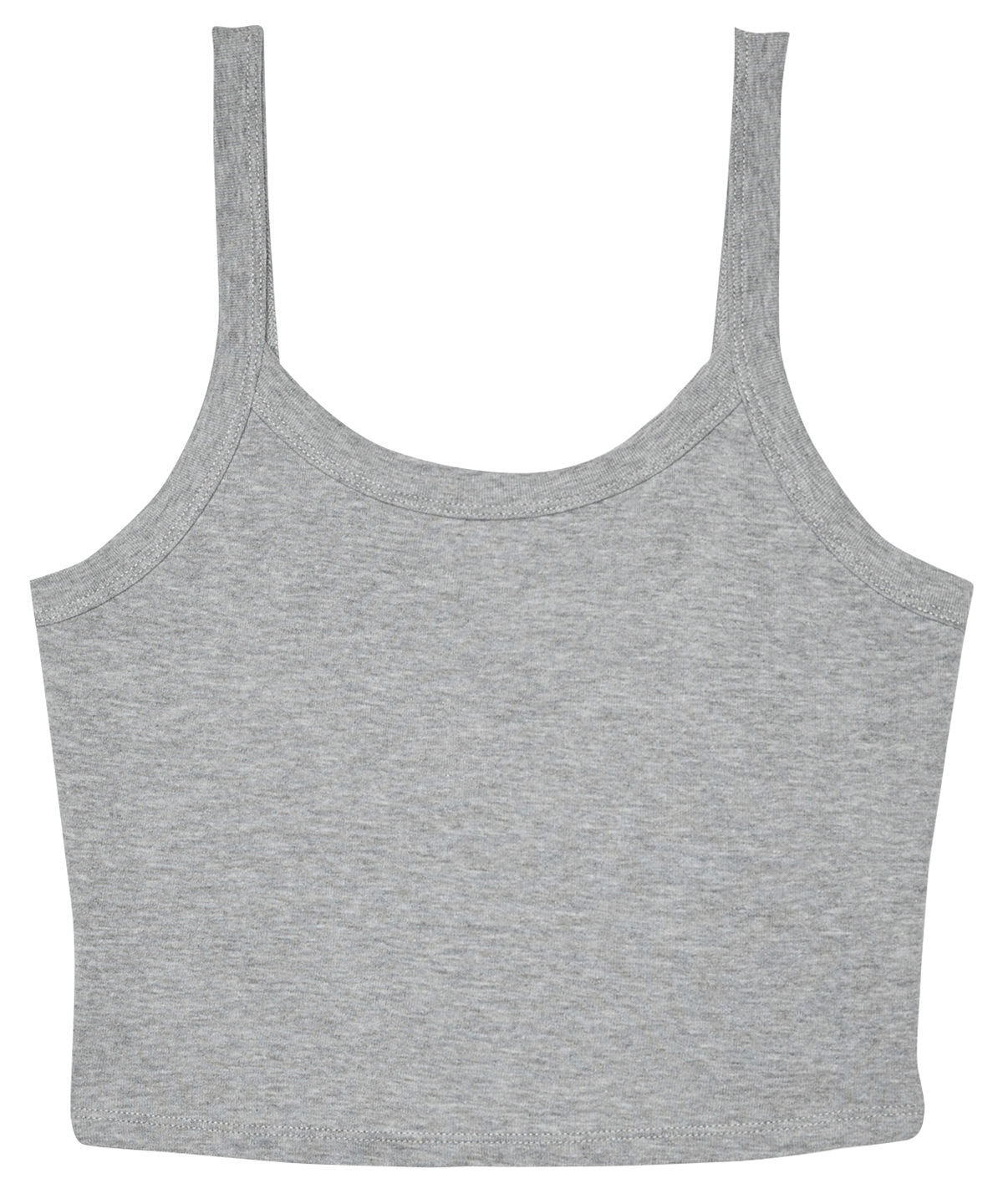 Bella Canvas Women’s Micro Rib Spaghetti Strap Tank - Athletic Heather