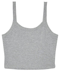 Bella Canvas Women’s Micro Rib Spaghetti Strap Tank - Athletic Heather