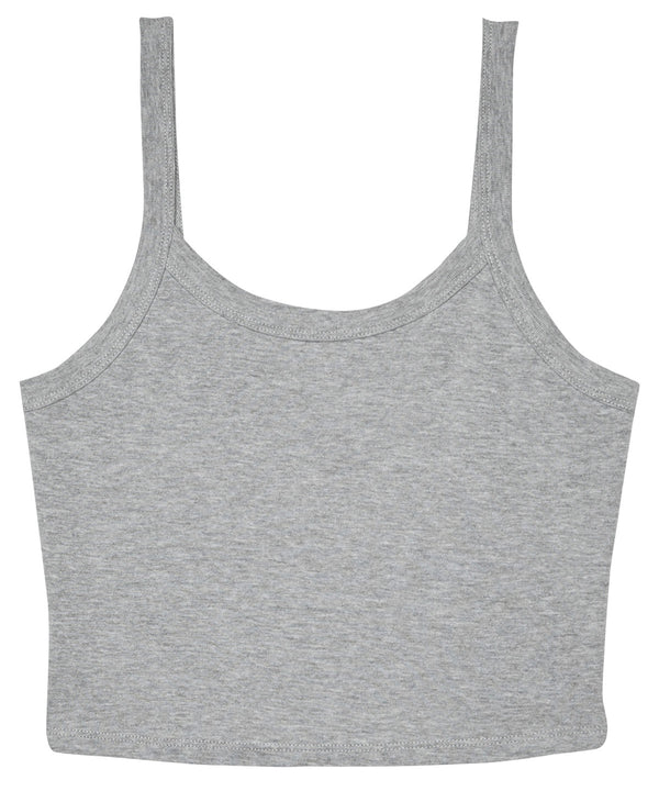 Bella Canvas Women’s Micro Rib Spaghetti Strap Tank - Athletic Heather