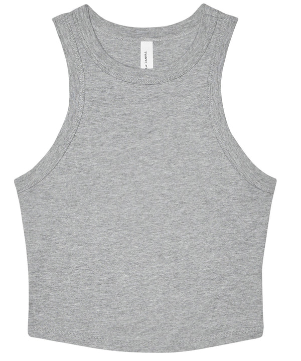 Bella Canvas Women’s Micro Rib Racer Tank - Athletic Heather