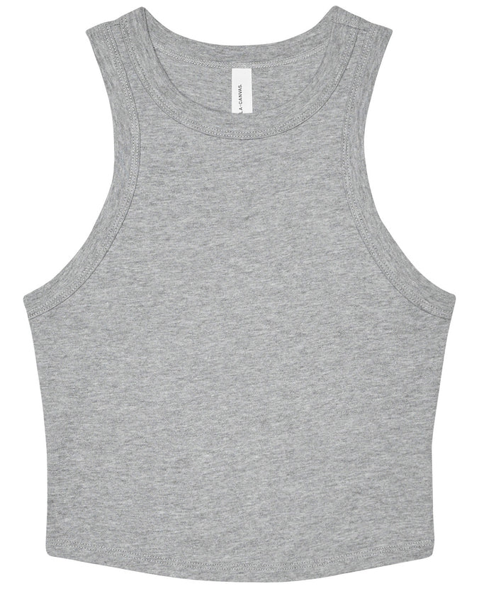 Bella Canvas Women’s Micro Rib Racer Tank - Athletic Heather
