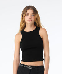 Bella Canvas Women’s Micro Rib Racer Tank - Athletic Heather