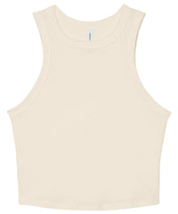 Bella Canvas Women’s Micro Rib Racer Tank - Solid Natural Blend