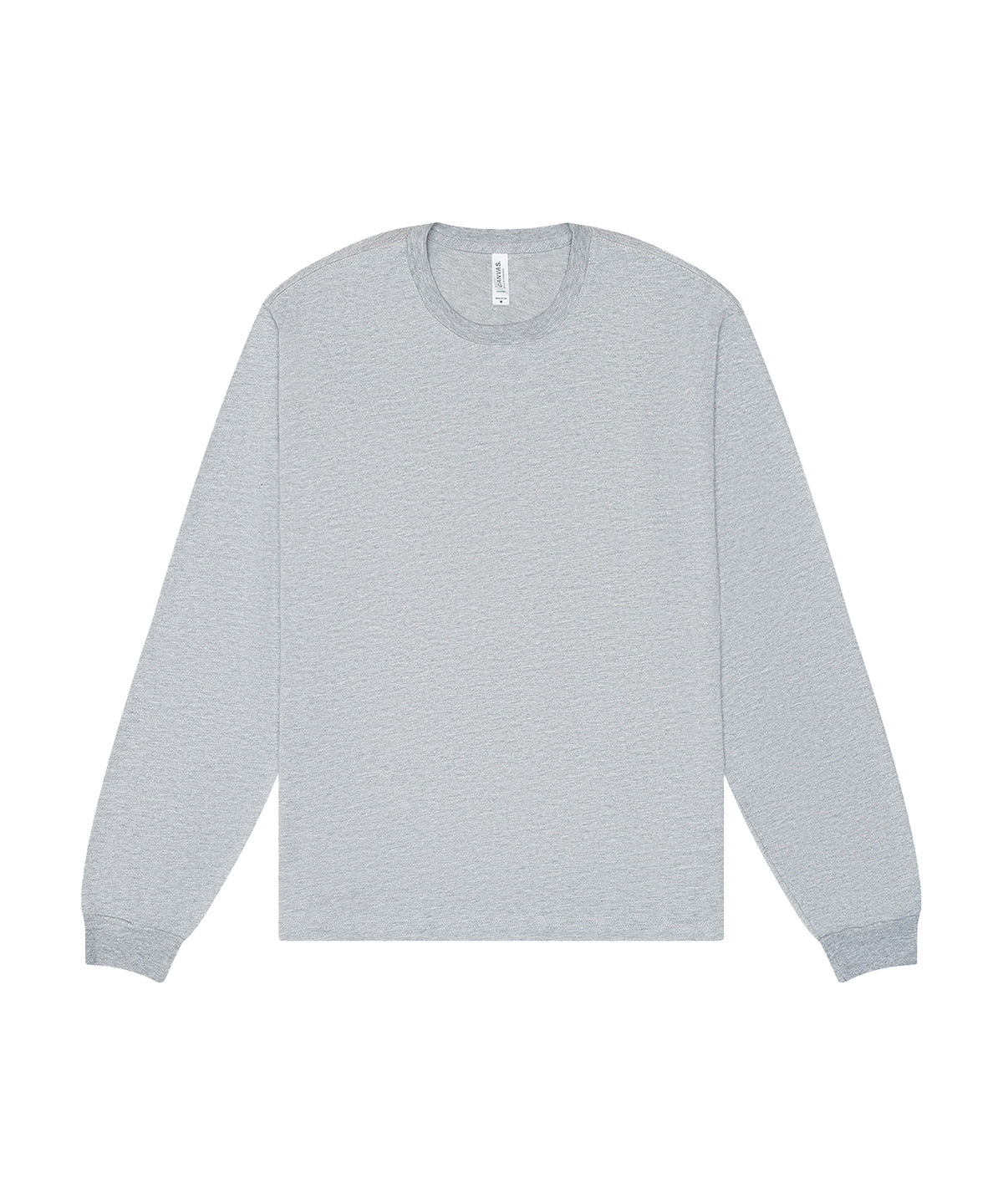 Bella Canvas Unisex Heavy Boxy Long Sleeve Tee - Athletic Heather