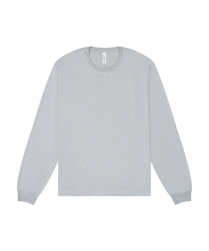 Bella Canvas Unisex Heavy Boxy Long Sleeve Tee - Athletic Heather