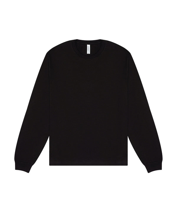 Bella Canvas Unisex Heavy Boxy Long Sleeve Tee - Black