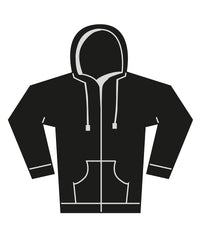 Bella Canvas Unisex Heavy Full-zip Hoodie - Black