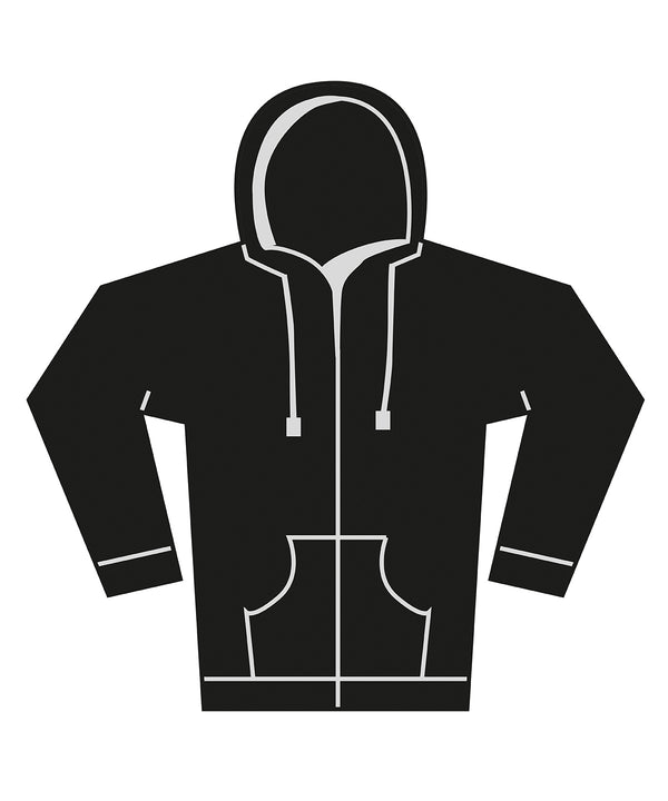 Bella Canvas Unisex Heavy Full-zip Hoodie - Black