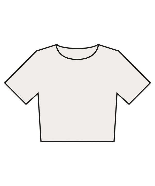 Bella Canvas Women’s Heavyweight Washed Cropped Tee - Vintage White