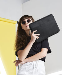 BagBase Essential 13 Laptop Case" - Black